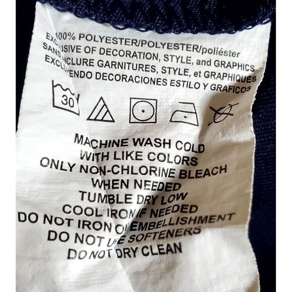 NFL Team Apparel Tennessee Titans Crew Neck Jersey T Shirt XXL 2TG Blue/Navy Red - Picture 6 of 7